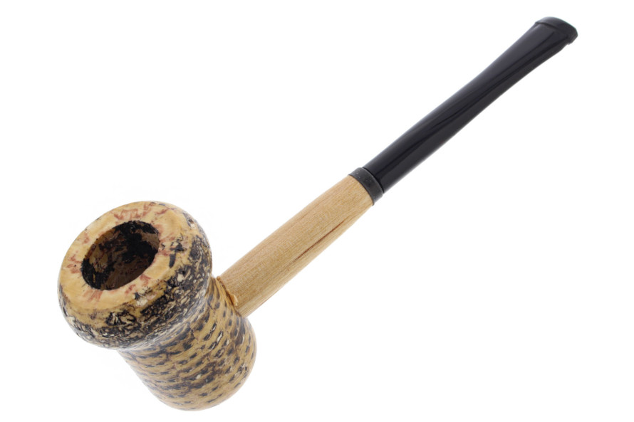Patriot straight corn cob pipe