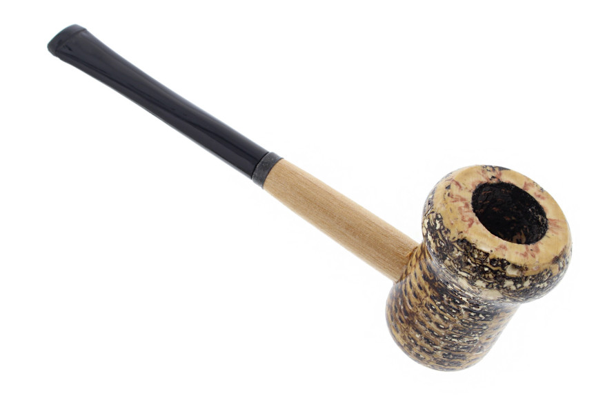 Patriot straight corn cob pipe