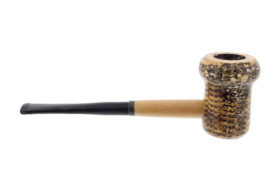 Patriot straight corn cob pipe