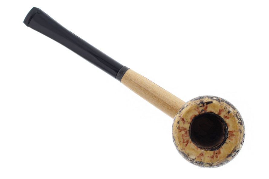Patriot straight corn cob pipe