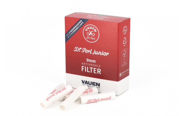 40 filtres 9 mm Vauen (charbon actif)
