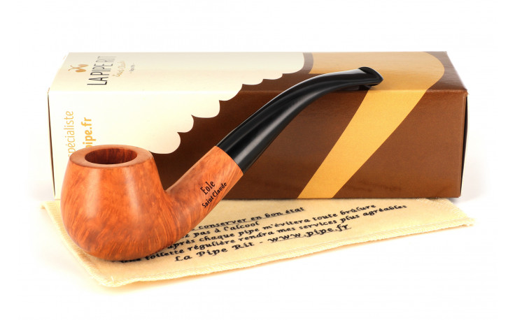 Pipe Eole 9 mm boule courbe nature