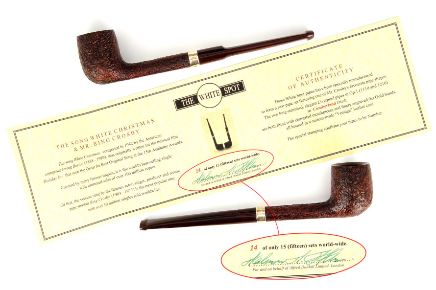 Coffret pipes Dunhill Bing Crosby Cumberland (n°14/15)