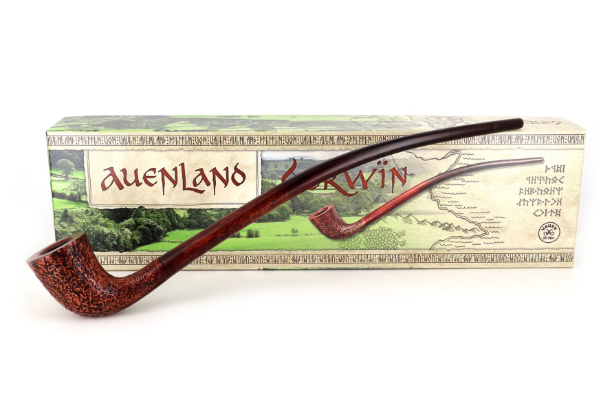 Churchwarden Pfeife 'Tree Of Gondor' Aus Herr Der Ringe – Handgefertigte Holz-Tabakpfeife, 250 Mm, Birnenholz & Acryl