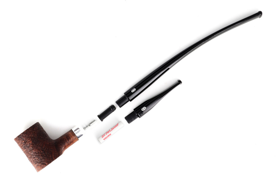 Pipe Chacom Ideal 155 sablée (2 tuyaux inclus) - La Pipe Rit
