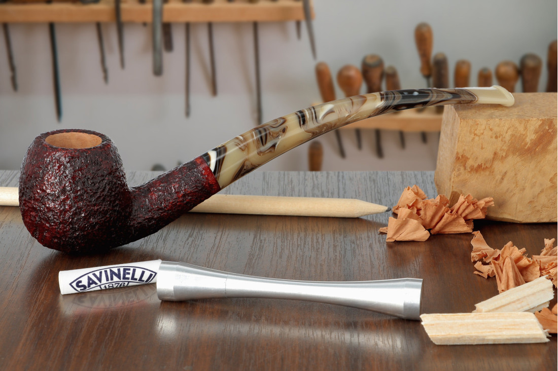 Savinelli Ginger's Favorite 626 rusticated pipe - La Pipe Rit