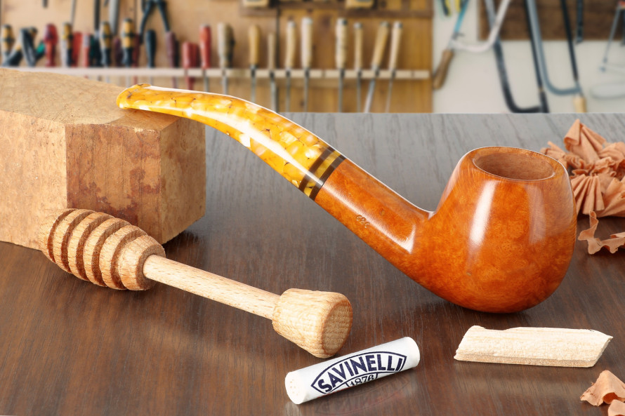 Savinelli Miele 626 pipe (honey scented briar) - La Pipe Rit