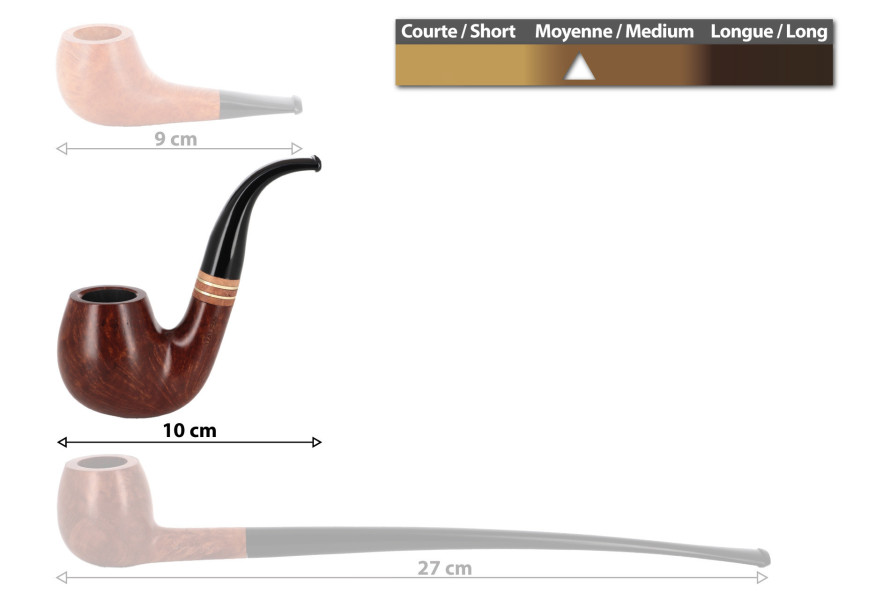 Vauen Brass 2353 pipe - La Pipe Rit