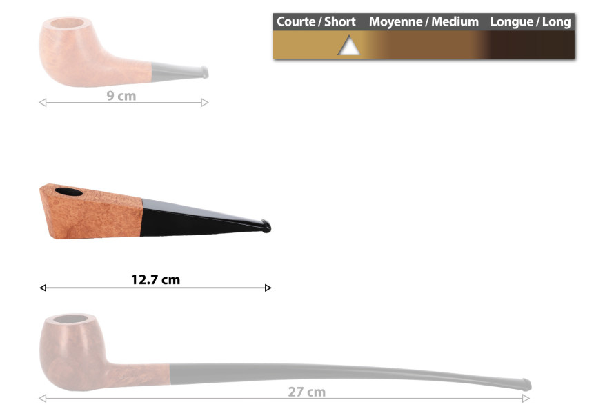 Pipe Vauen Quixx 1 (design moderne et look futuriste) - La Pipe Rit