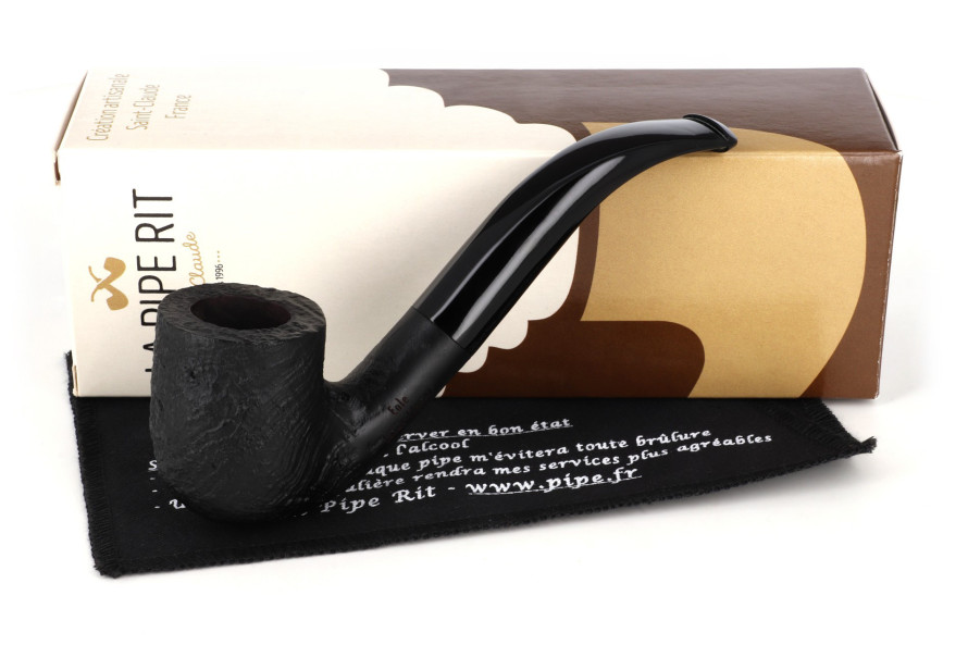 Pipe Eole 9 mm courbe sablée - La Pipe Rit