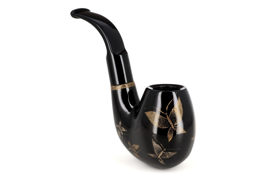 Pipe Eole laquée Urushi Papillon - La Pipe Rit