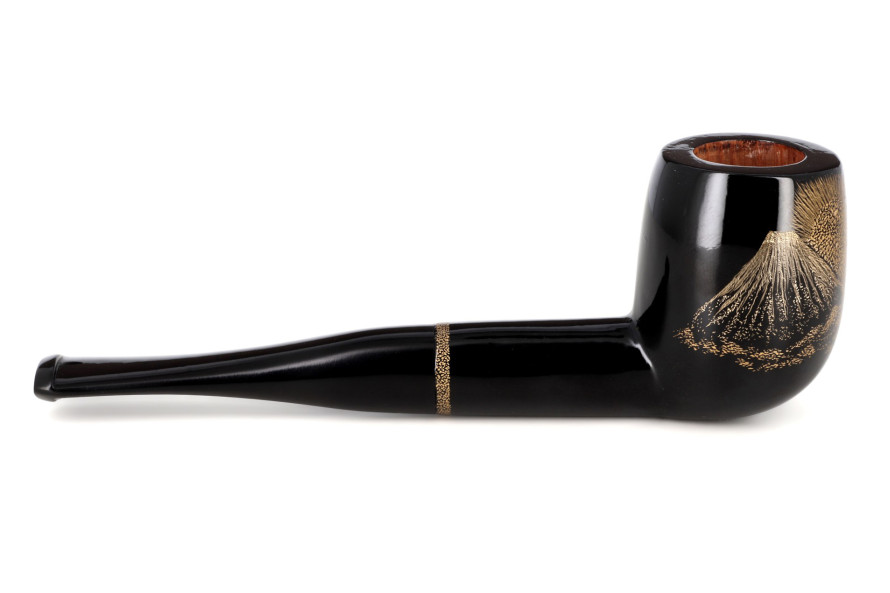 Pipe Eole laquée Urushi Pêcheur - La Pipe Rit