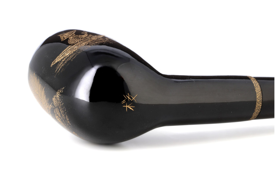 Pipe Eole laquée Urushi Pêcheur - La Pipe Rit