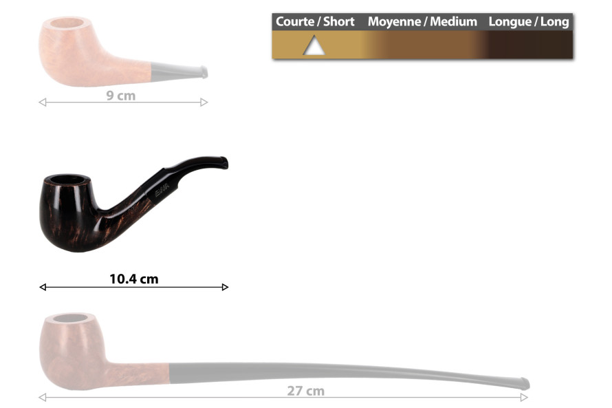 Ewa Pirate 101 pipe (Made in France) - La Pipe Rit