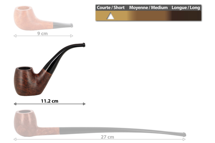 Pipe personnalisable Saint-Claude n°22 - La Pipe Rit
