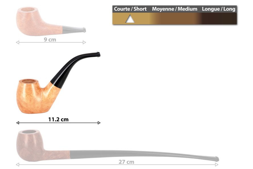 Pipe personnalisable Saint-Claude n°24 - La Pipe Rit