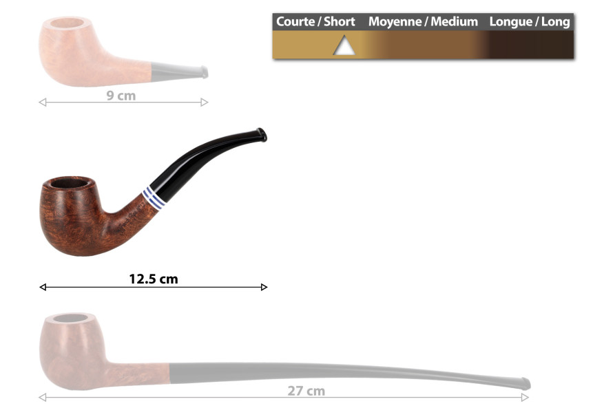 Kit fumeur de pipe débutant (modèle uni n°12) - La Pipe Rit