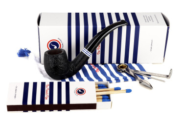 Beginner pipe smoker kit (sandblasted model n°12)