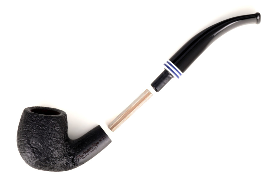 Beginner pipe smoker kit (sandblasted model n°12) - La Pipe Rit