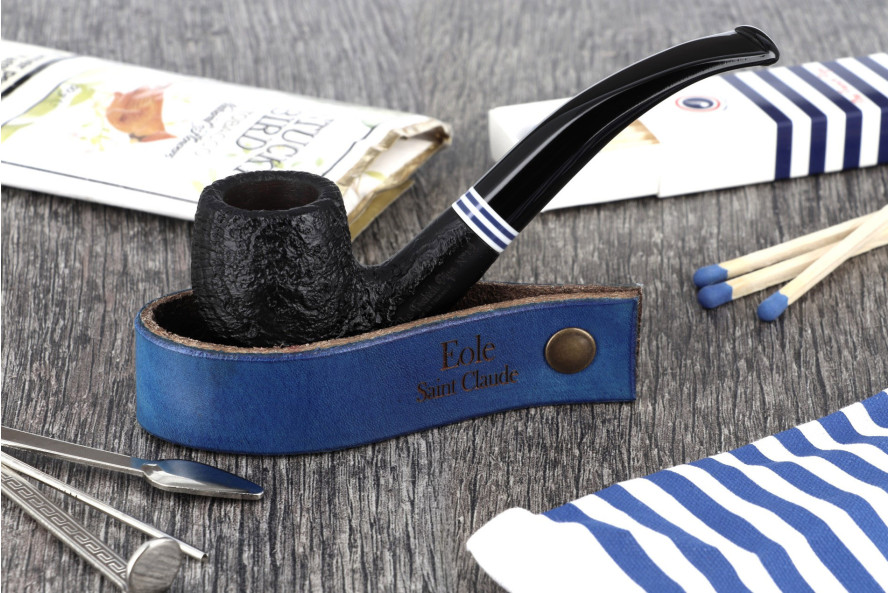 Beginner pipe smoker kit (sandblasted model n°12) - La Pipe Rit