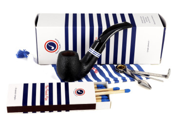 Kit fumeur de pipe débutant (modèle sablé n°14) - La Pipe Rit