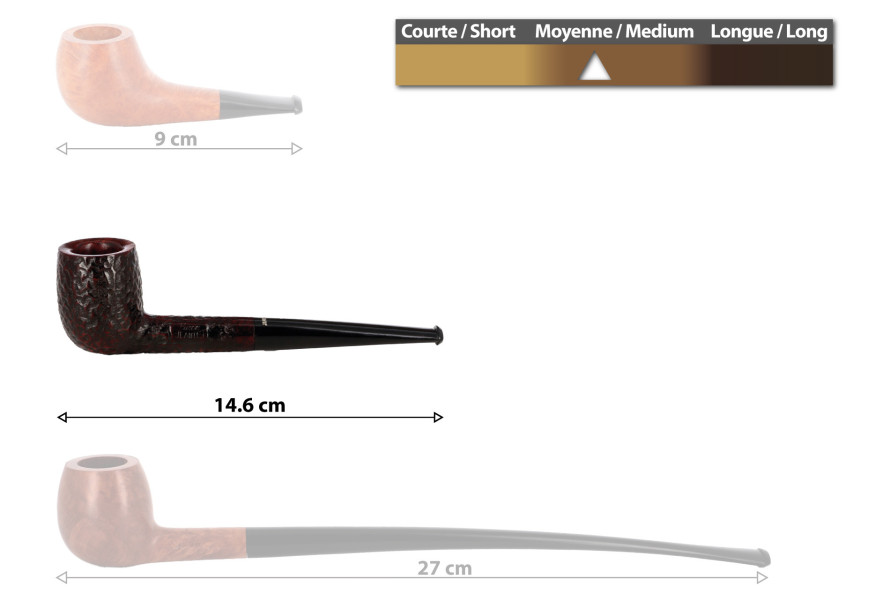 Jeantet Luxe Billiard pipe - La Pipe Rit