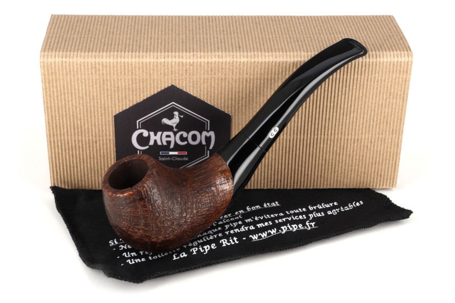 Chacom Volute 1 sandblasted pipe - La Pipe Rit
