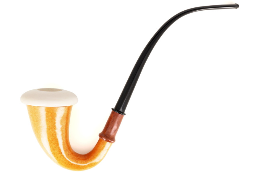 Gourd Calabash churchwarden pipe - Live Shopping La Pipe Rit