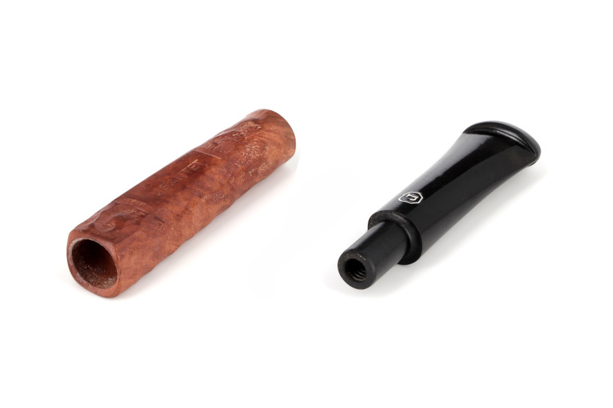 Retro Jeantet cigarette holder in rusticated briar - La Pipe Rit