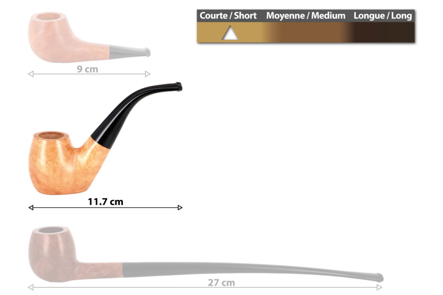 Pipe personnalisable Saint-Claude n°24 - La Pipe Rit