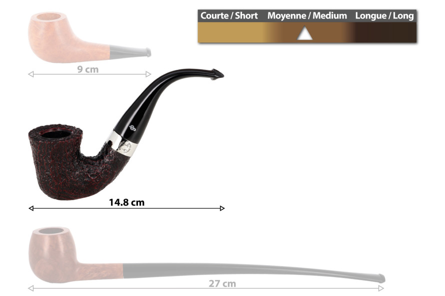 Peterson Sherlock Holmes Original pipe (sandblasted) (9mm filter)