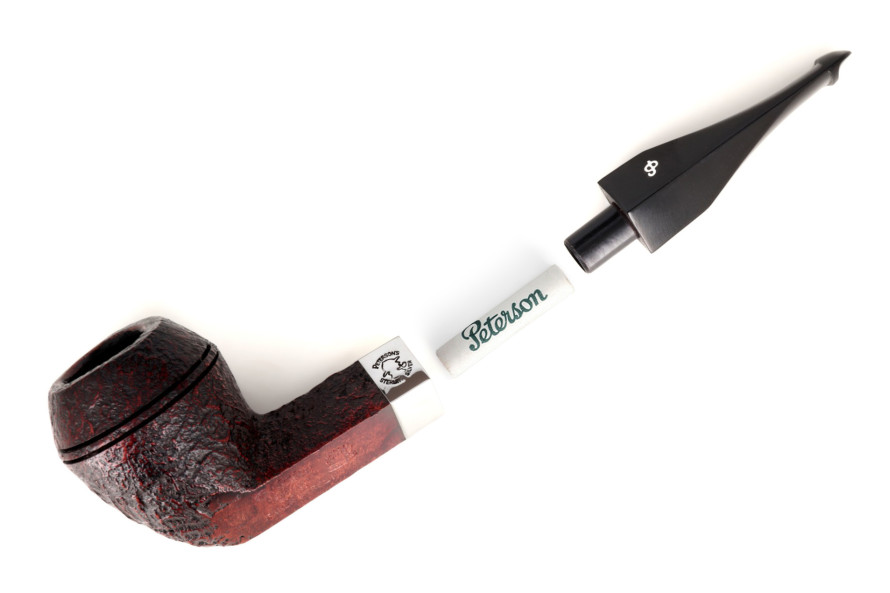 Pipe Peterson Sherlock Holmes Baker Street (sablée) (filtre 9 mm)