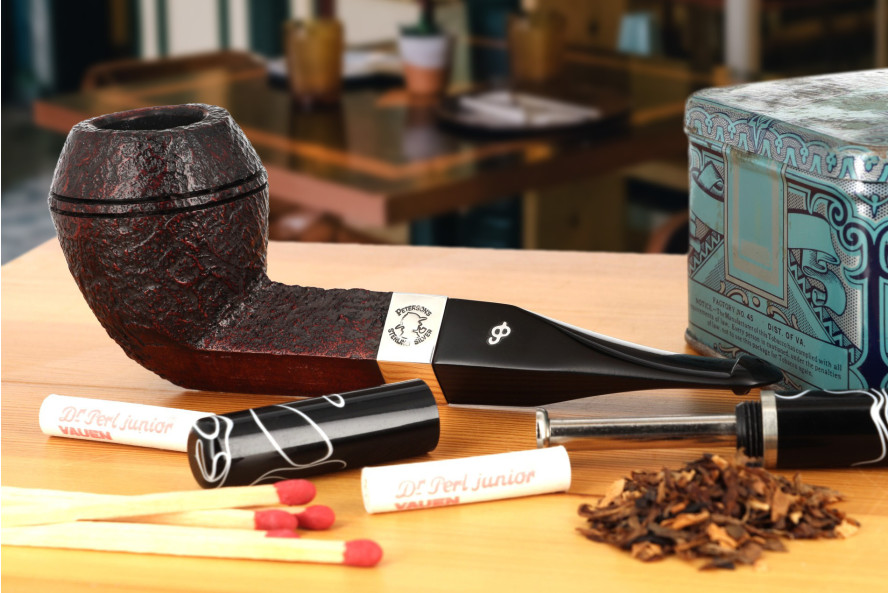 Pipe Peterson Sherlock Holmes Baker Street (sablée) (filtre 9 mm)