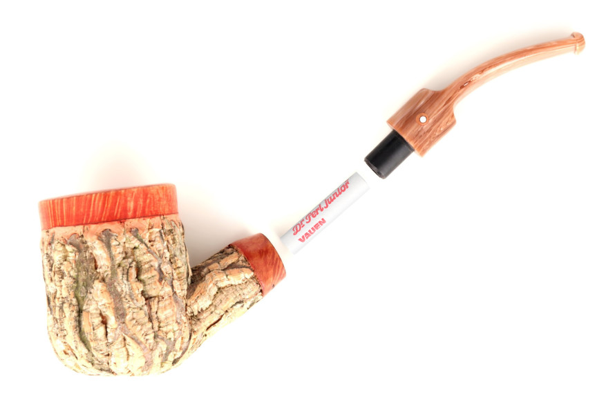 Tom Spanu Sughero bent pipe (brown marbled stem)