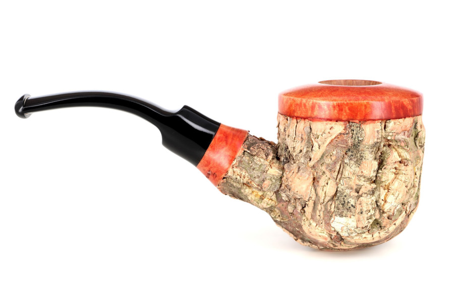 Pipe Tom Spanu Sughero courbée (tuyau noir)