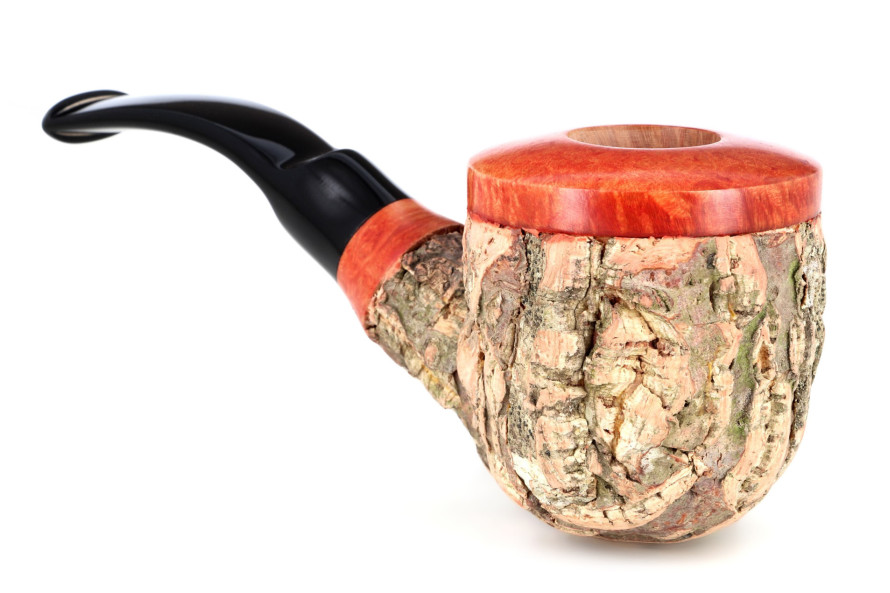 Pipe Tom Spanu Sughero courbée (tuyau noir)