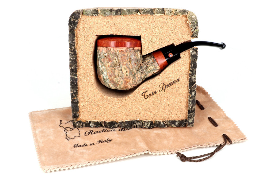 Tom Spanu Sughero bent pipe (black stem)