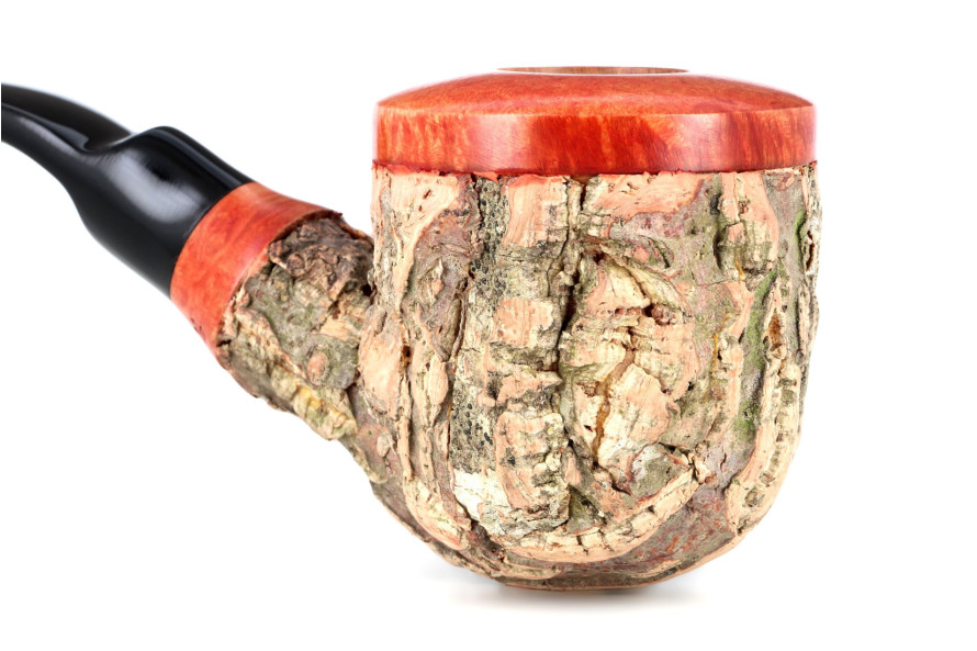 Pipe Tom Spanu Sughero courbée (tuyau noir)