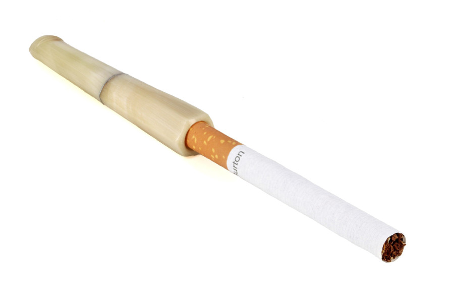 Fume cigarette en corne (double compatibilité) - La Pipe Rit
