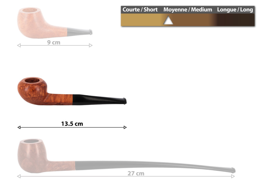 Eole Flame Grain 13 Bulldog pipe - La Pipe Rit
