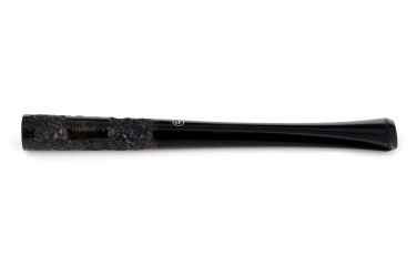 Jeantet long cigarette holder (rusticated briar) - La Pipe Rit