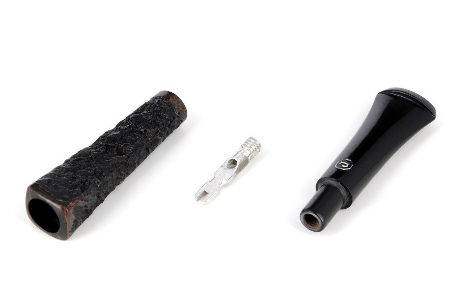 Fume cigarette Jeantet en bruyère rustique carré - La Pipe Rit