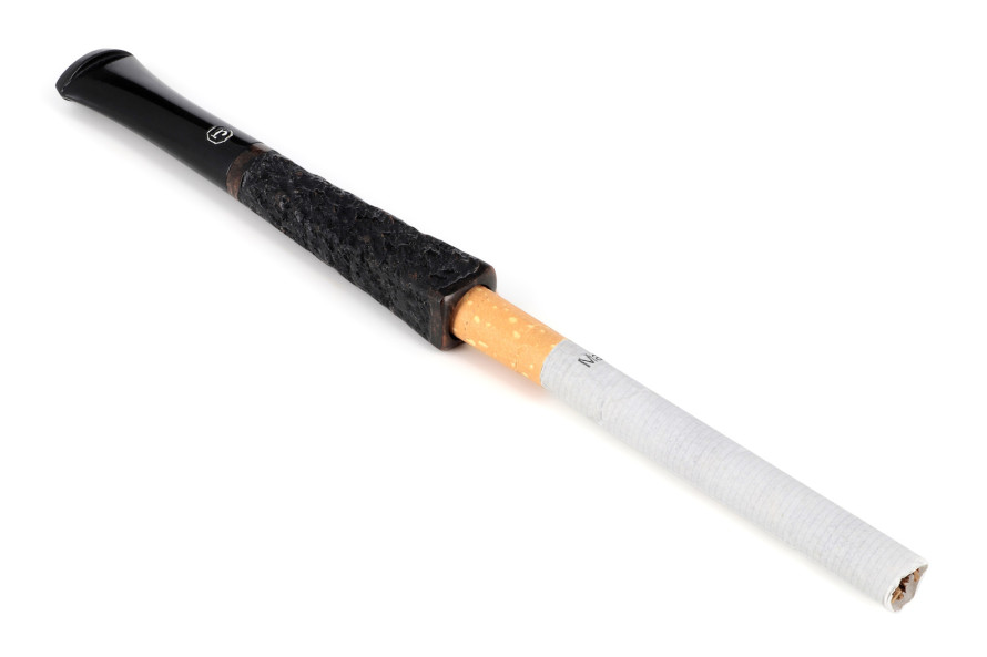 Fume cigarette Jeantet en bruyère rustique carré - La Pipe Rit