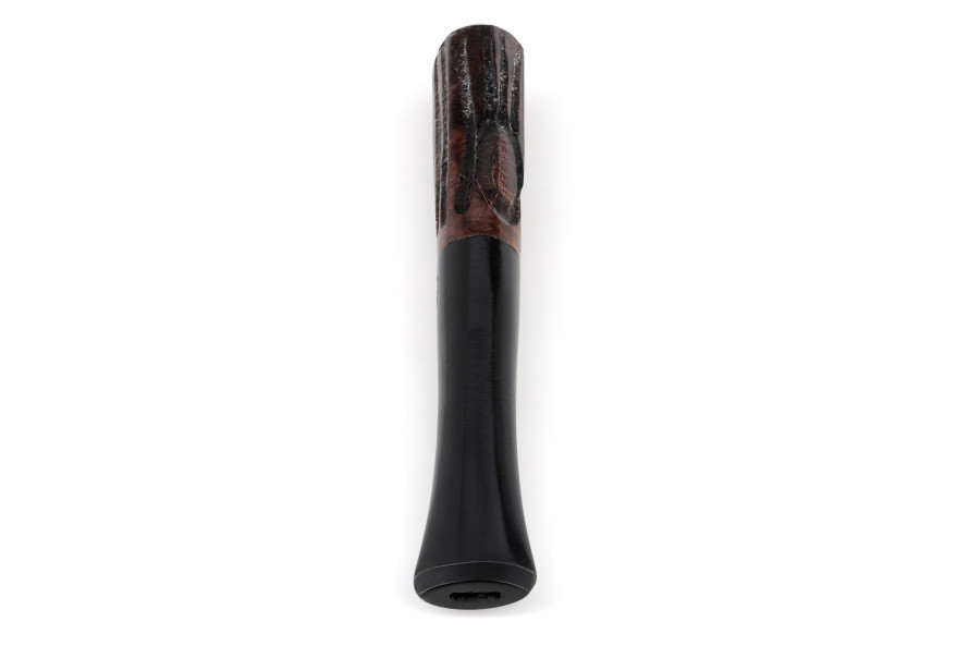 Fume cigarette Lux en bruyère rustique rond spirale - La Pipe Rit