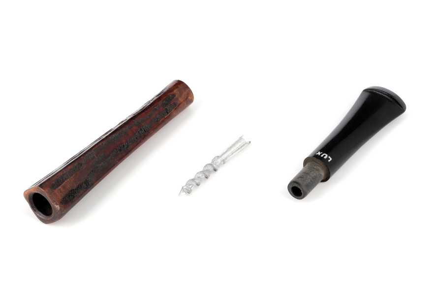 Fume cigarette Lux en bruyère rustique carré - La Pipe Rit