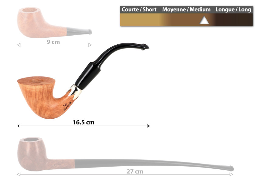 Pipe Eole 9 mm Sherlock A - La Pipe Rit