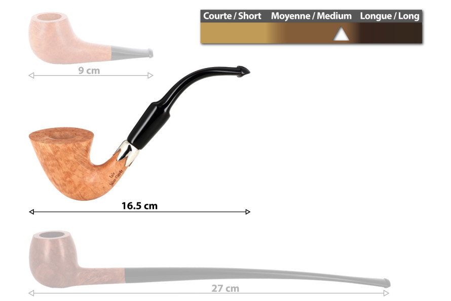 Pipe Eole 9 mm Sherlock B - La Pipe Rit