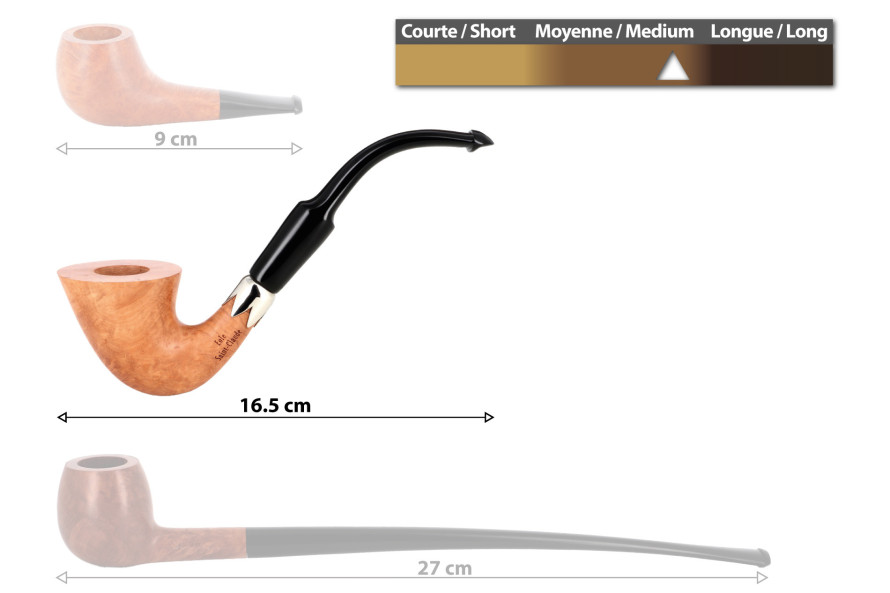 Pipe Eole 9 mm Sherlock C - La Pipe Rit
