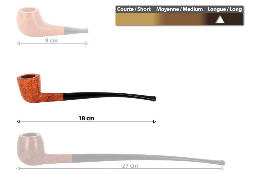 Pipe Eole liseuse dublin flammée - La Pipe Rit
