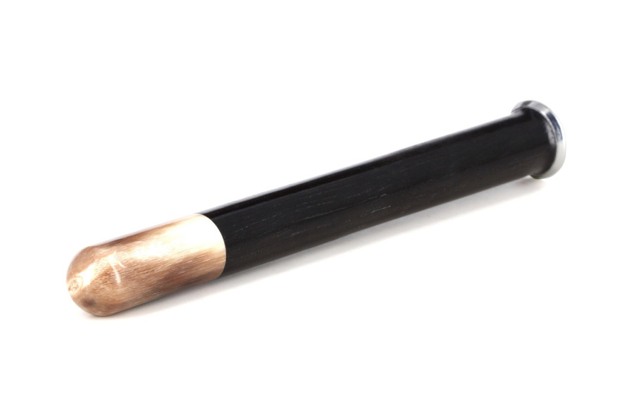 Bourre pipe artisanal (ébène et corne) - La Pipe Rit